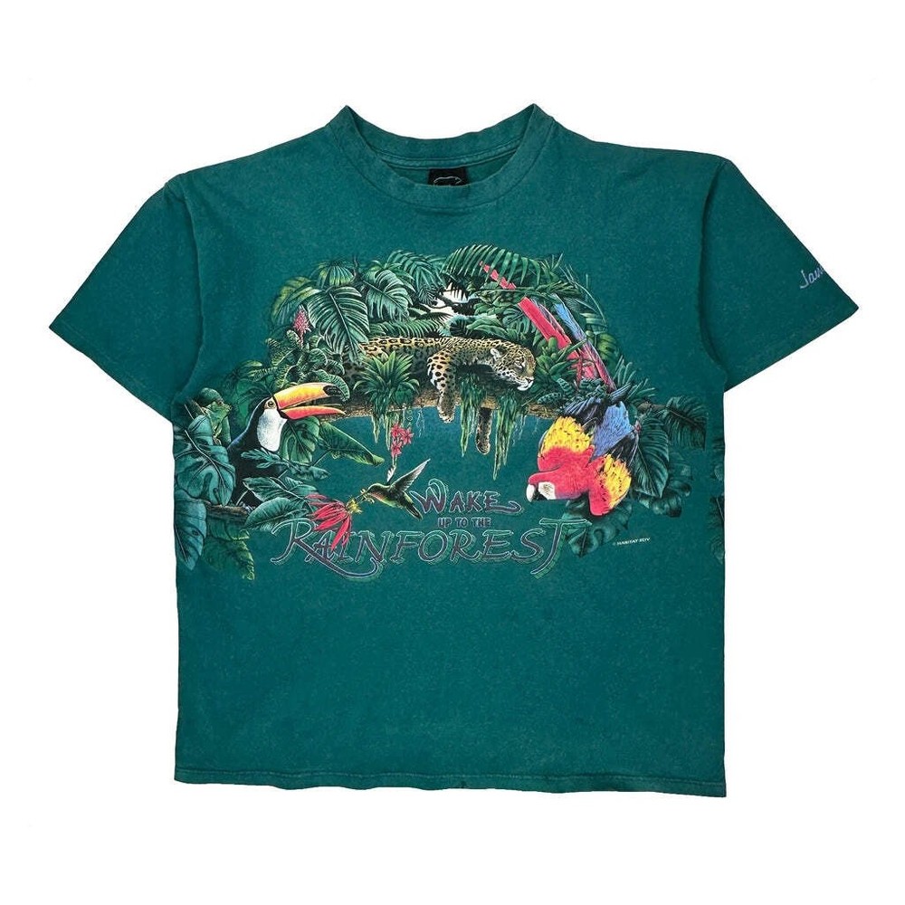 Single Stitch Habitat Graphic T-Shirt - XL Multicoloured Cotton
