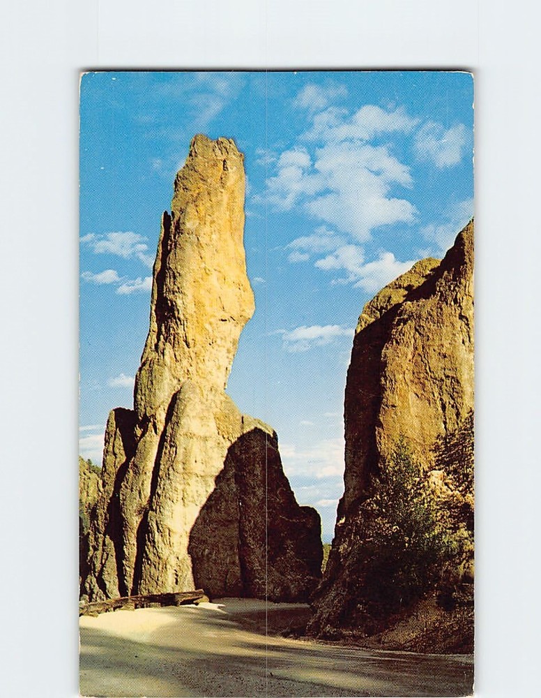 Postcard Cathedral Spires Needles Drive Black Hills South Dakota USA