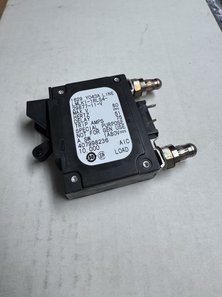 AIRPAX LMLK1-1RLS4-29877-11-V 60A Breaker Industrial OEM Electrical Protection