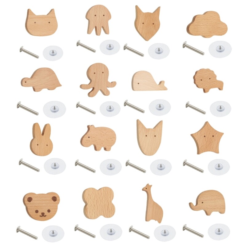 Stylish Animal Shaped Drawer Knob Drawer Cabinet Pull Handle for Children Room