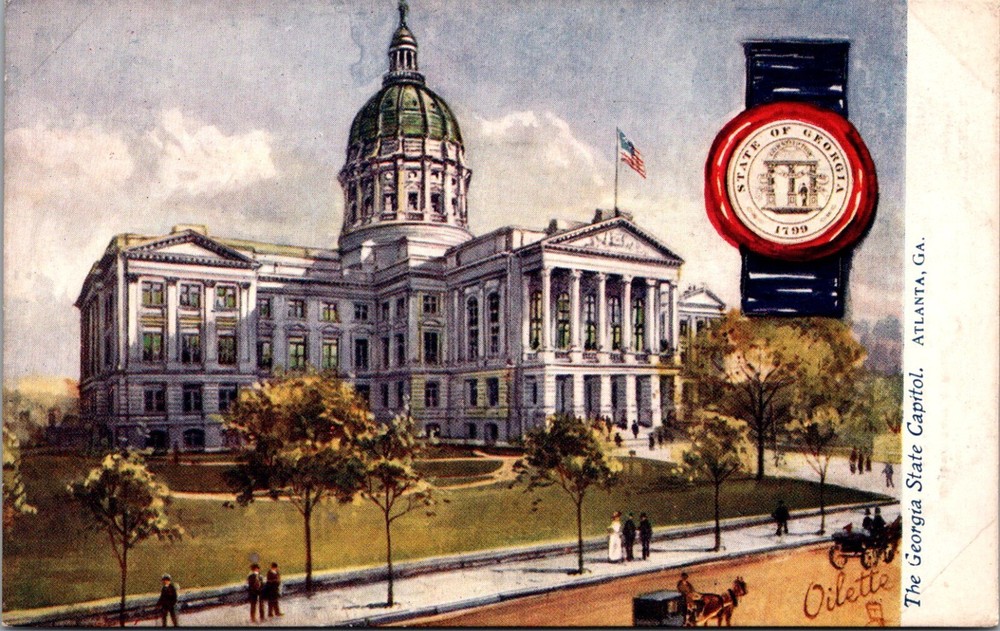 Georgia State Capitol Tuck 2454 Vintage Postcard E68