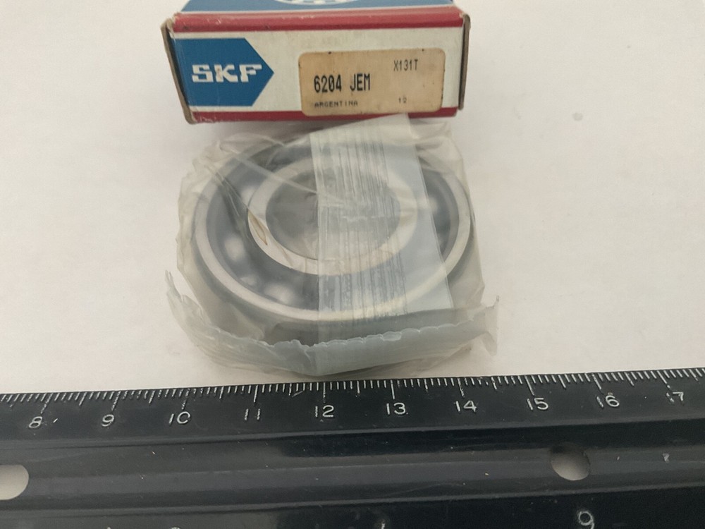 SKF 6204 JEM Deep Groove Ball Bearing, 20mm ID, 47mm OD, 14mm Width