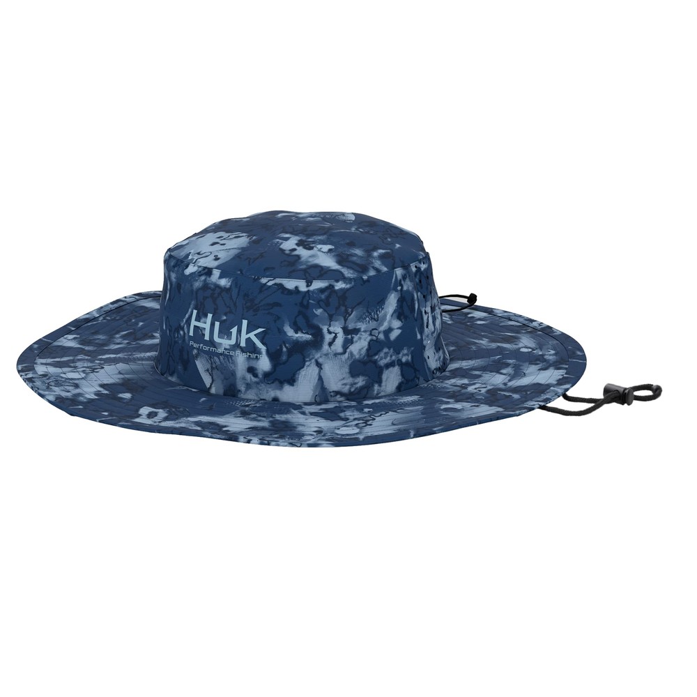 Men's Fin-Set Sail Boonie Wide Brim Fishing Hat - Adjustable Size