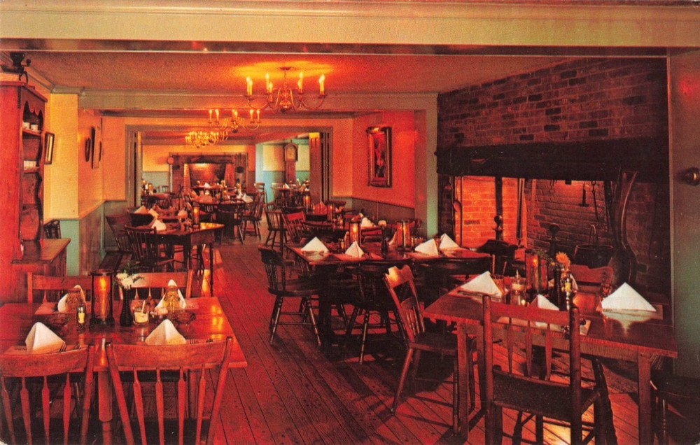 Mount Bethel New Jersey, King George Inn, Advertising, Vintage Postcard