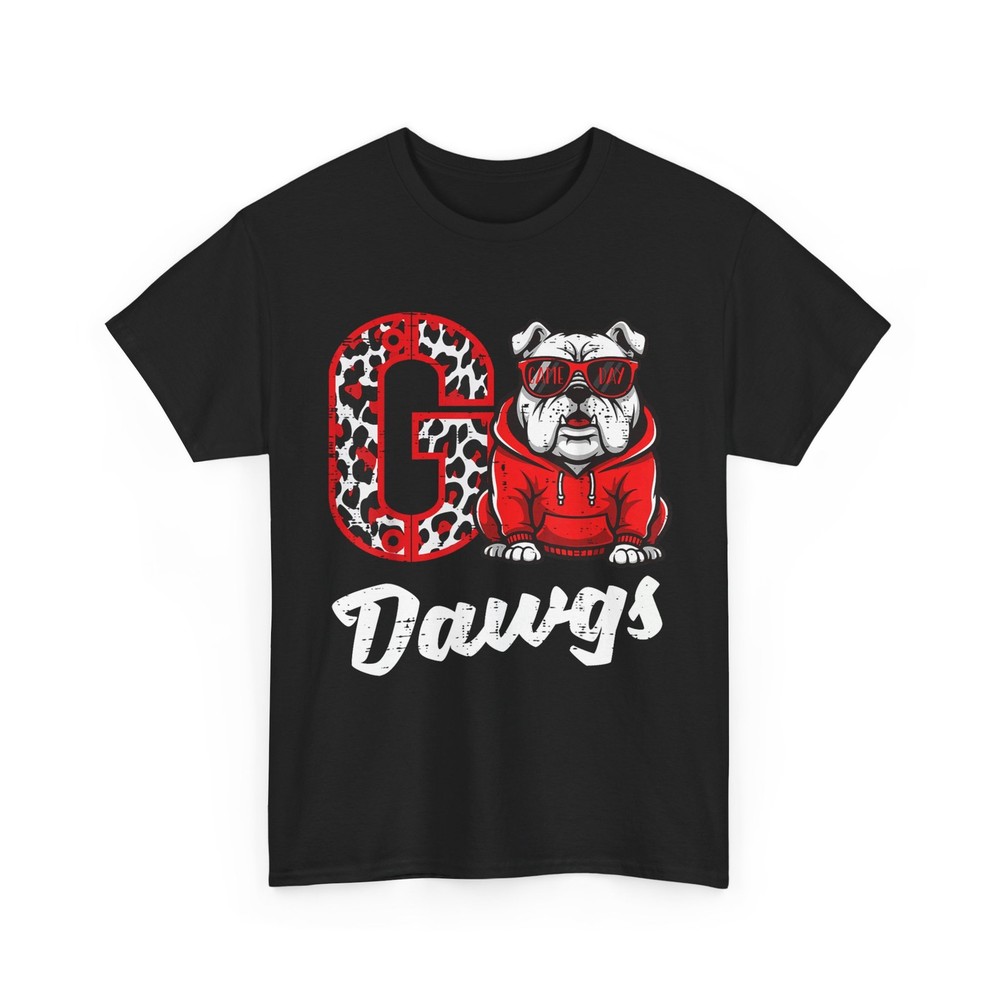 Bulldog Go Dawgs Men Women Kids Boys Youth Girls Teen T-Shirt