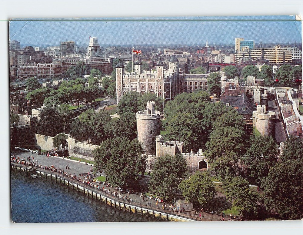 Postcard General View Tower of London England