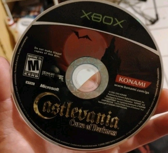 Castlevania: Curse of Darkness Original Xbox Disc Only Tested