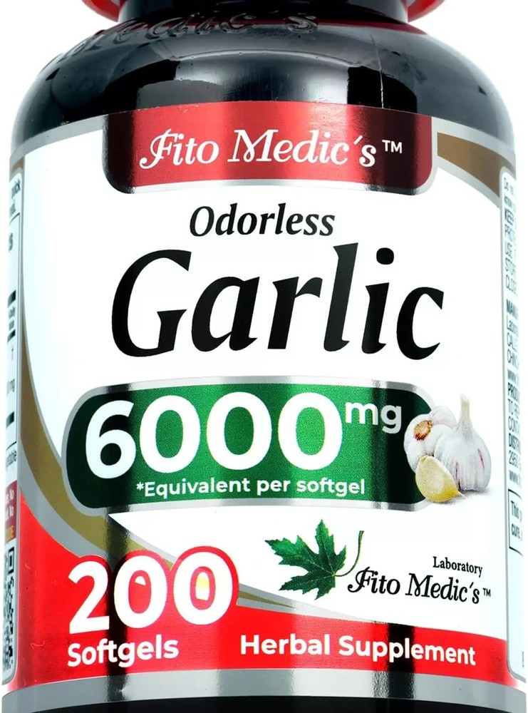 6000mg USA Strongest Herbal Antibiotic Pills for All Infections with Pure Garlic Extract