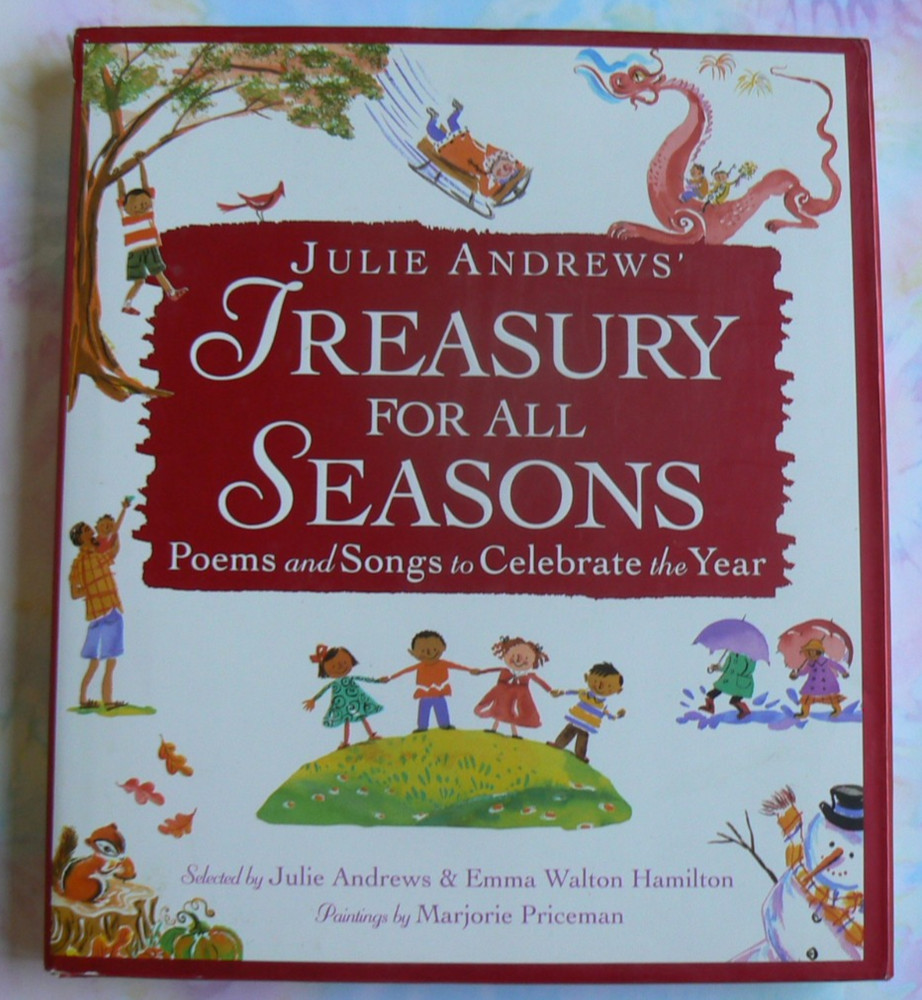 Julie Andrews'TREASURY FOR ALL SEASONS,Poems&Songs to Celebrate Year,HC/DJ 2012