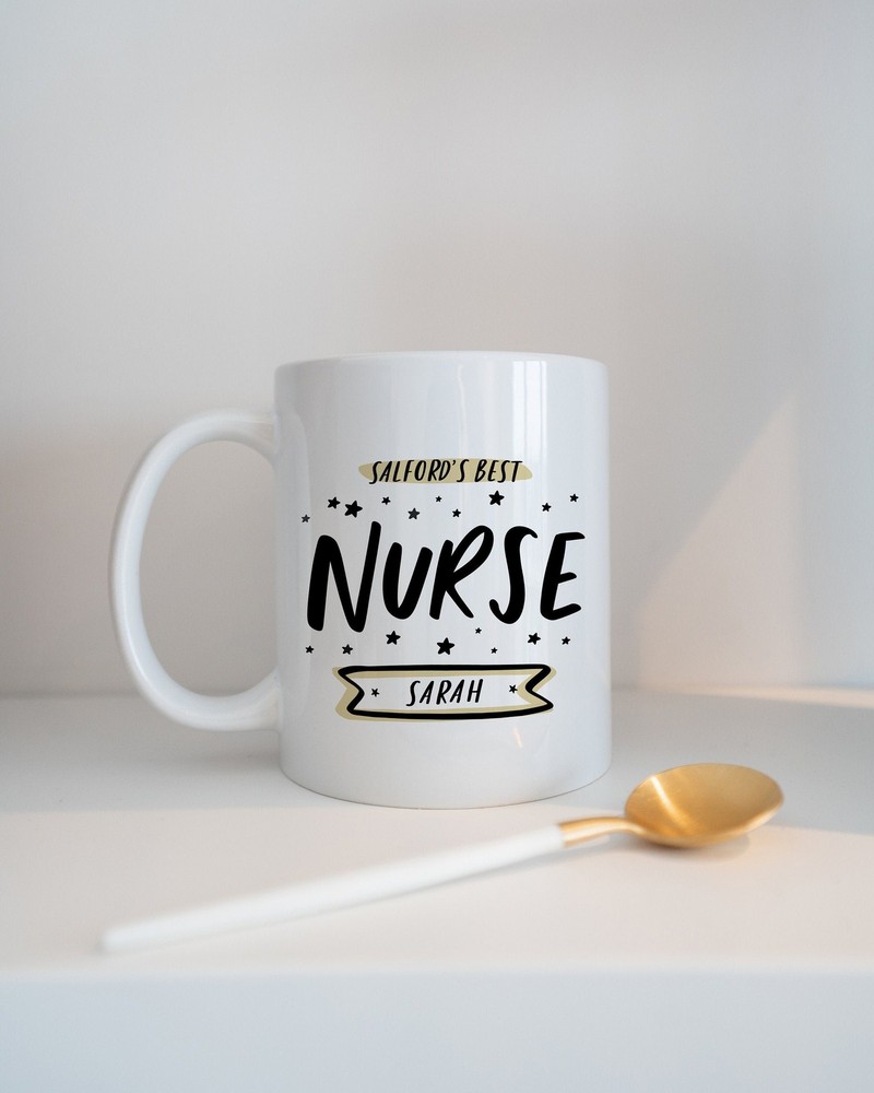 Personalised Best Nurse Mug Gift For Nurse Nurse Gift Add Your Name Nurse