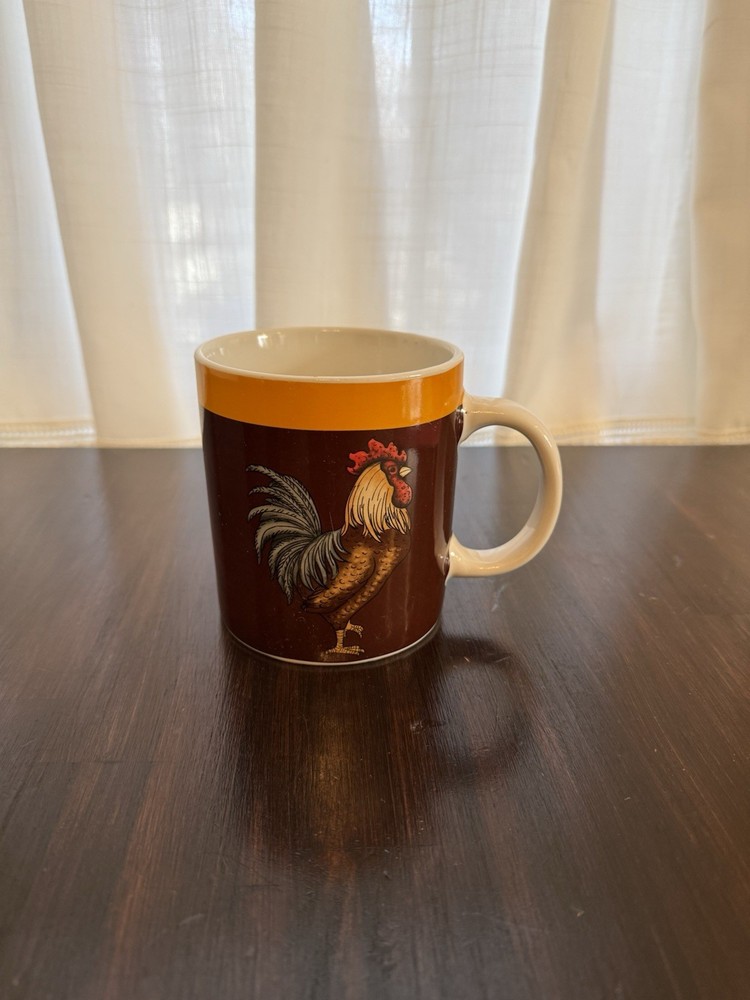 Rooster Mug Brown