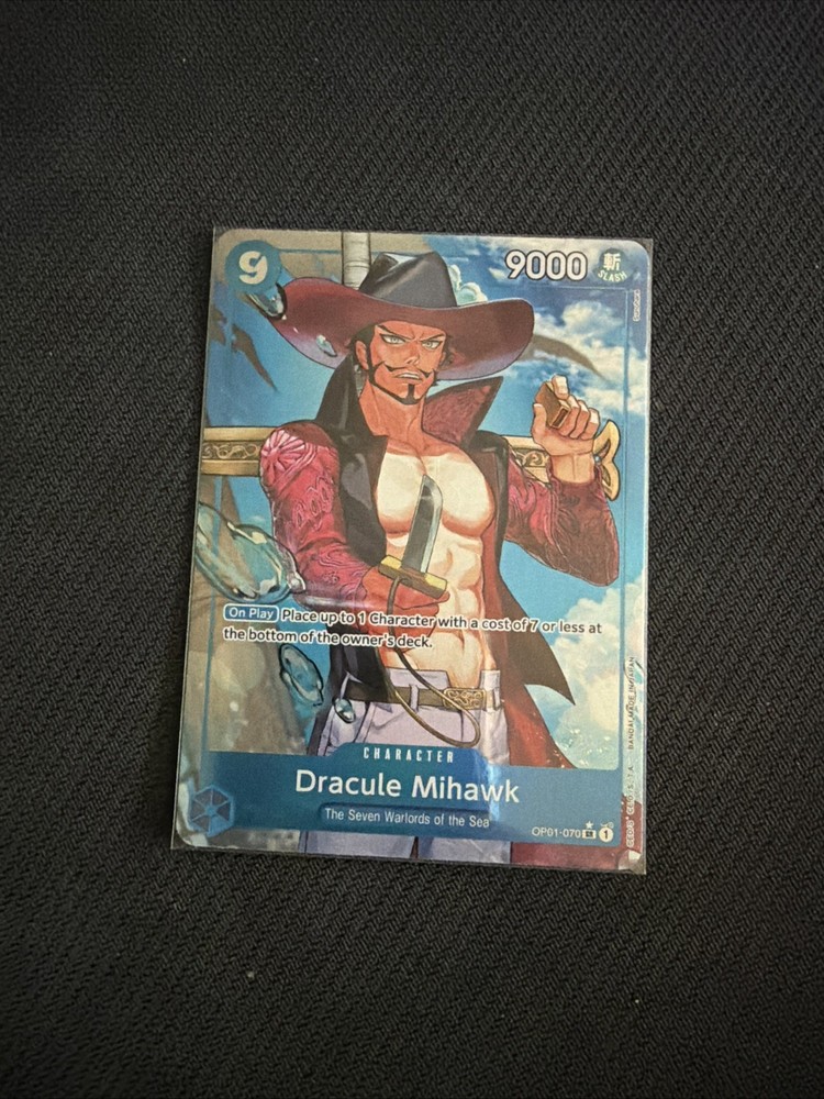 Dracule Mihawk (Alternate Art) SR Premium Booster -The Best- #OP01-070 NrMt