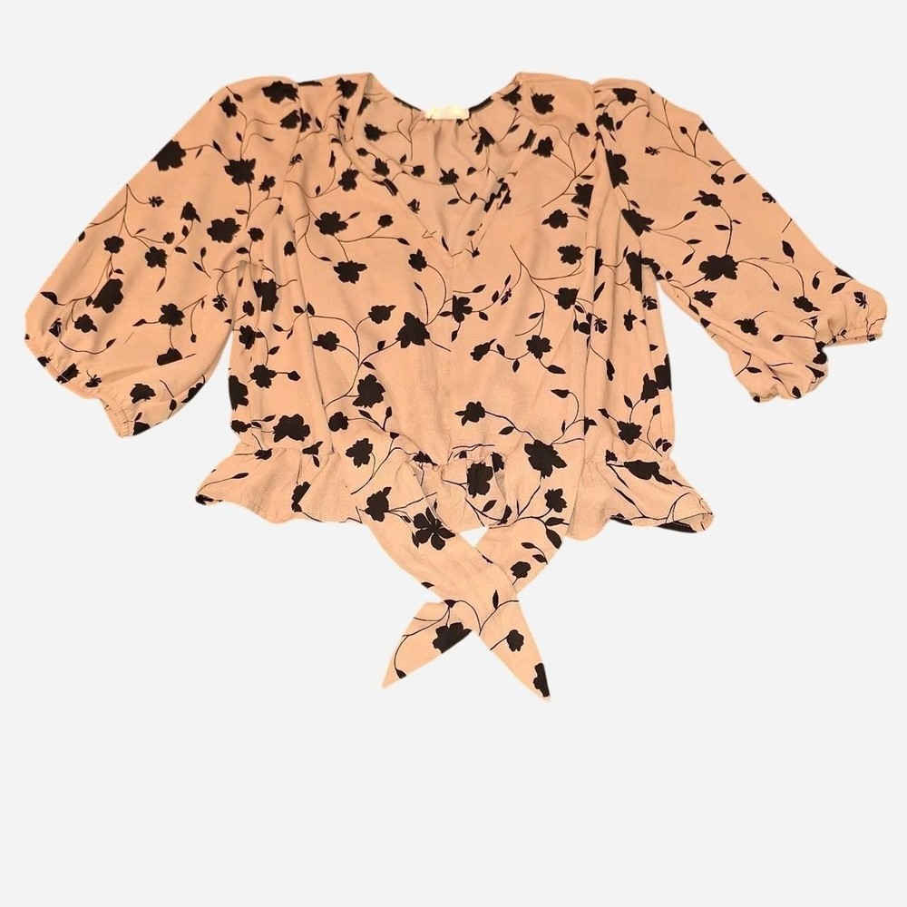 Unbranded Women's Black and Pink Blouse