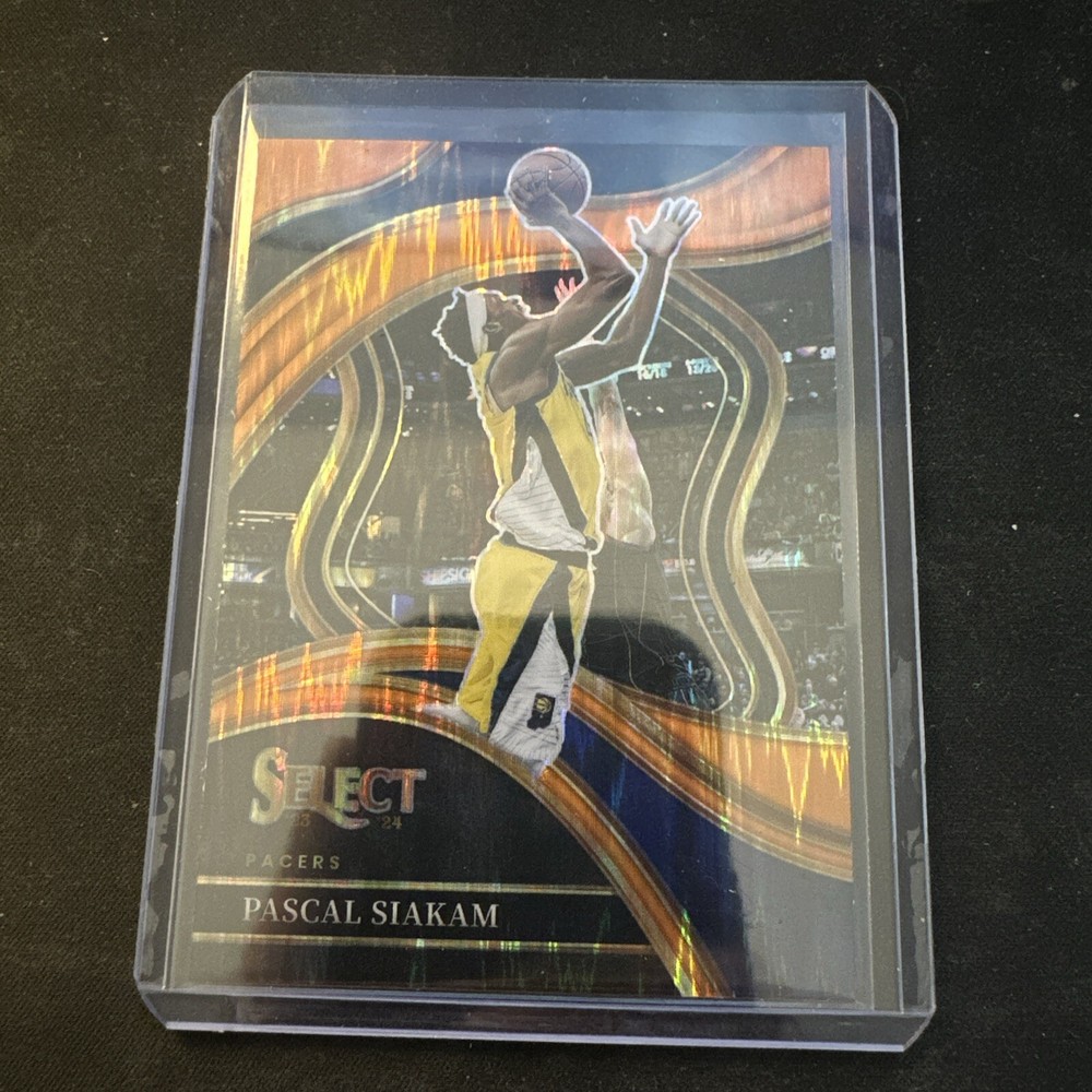 2023-24 Panini Select PASCAL SIAKAM Courtside ORANGE FLASH PRIZM Pacers No. 208