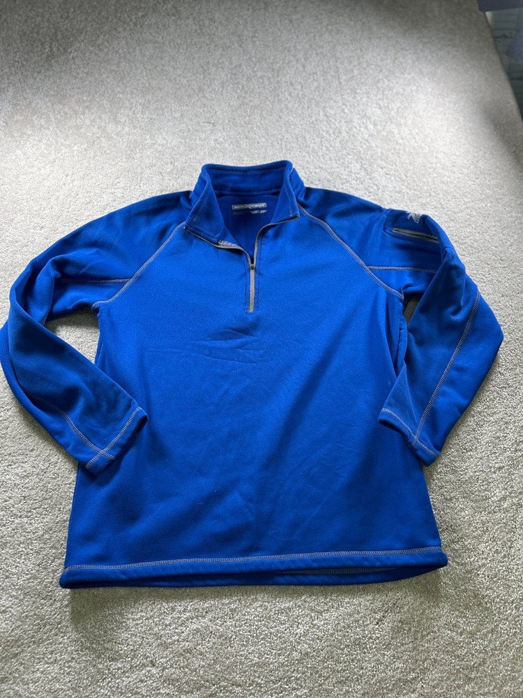 ZeroXposur Pullover Men's Blue Large Fleece Half Zip Sweatshirt
