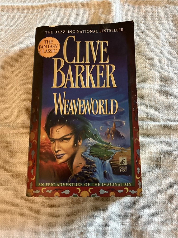 Weaveworld By Clive Barker 1988 1st Printing Pocket Books Paperback