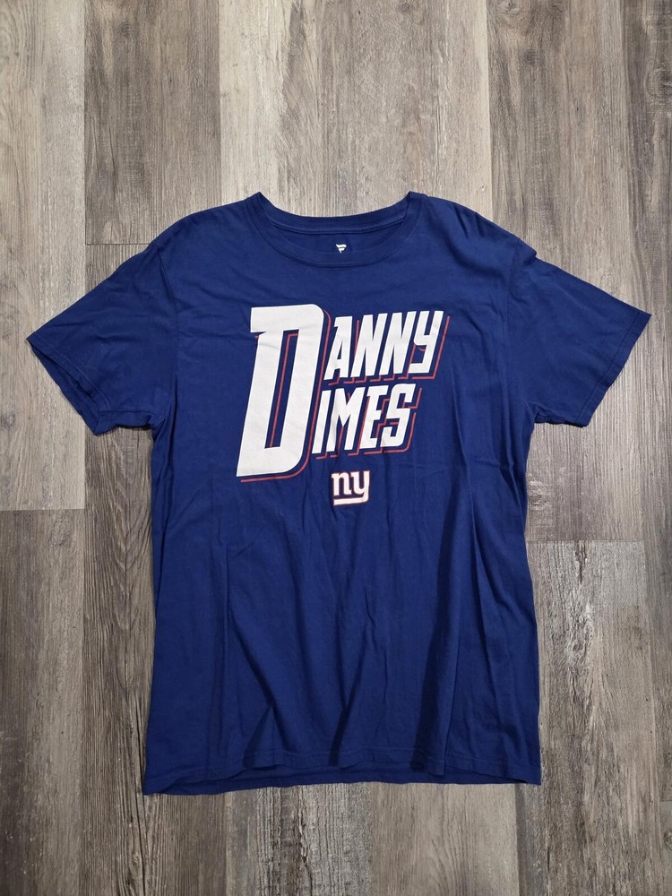 Blue Fanatics Danny Dimes New York Giants Short Sleeve T-Shirt Men's Large