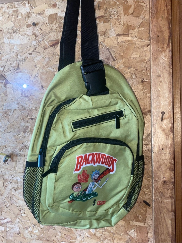 Backwoods Shoulder Sling Bag- Yellow/Green