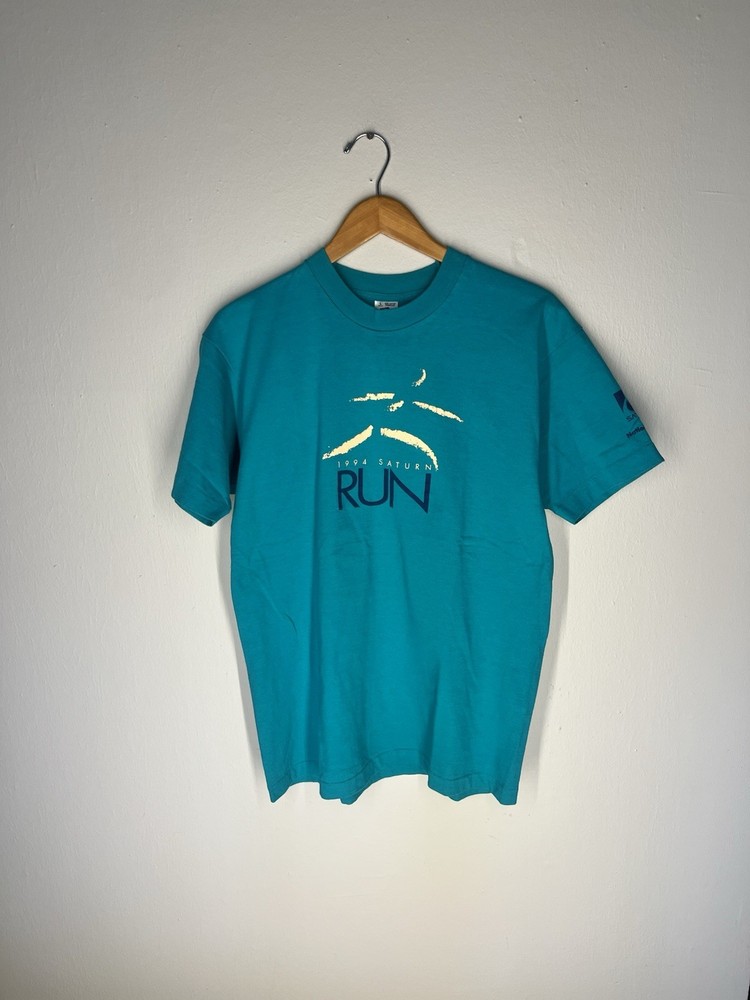 Fruit of the Loom Saturn Run 1994 Vintage T-Shirt L Single Stitch Made in USA