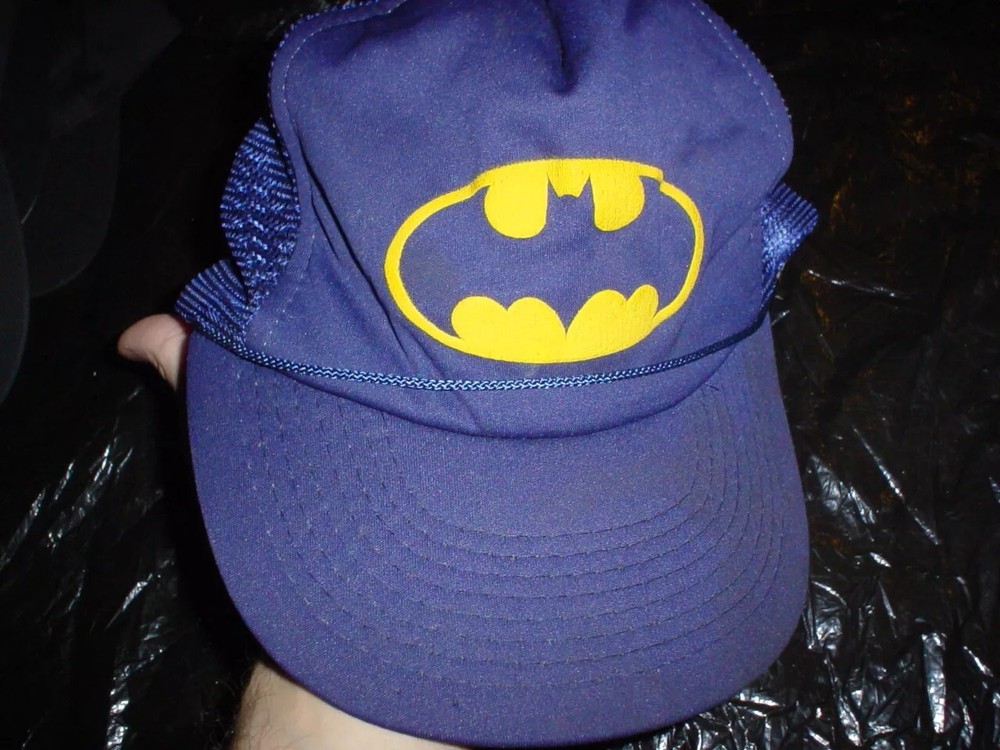 BATMAN Vintage 80's Baseball Hat Cap Comic Book Hero TV Show Movie Adam West