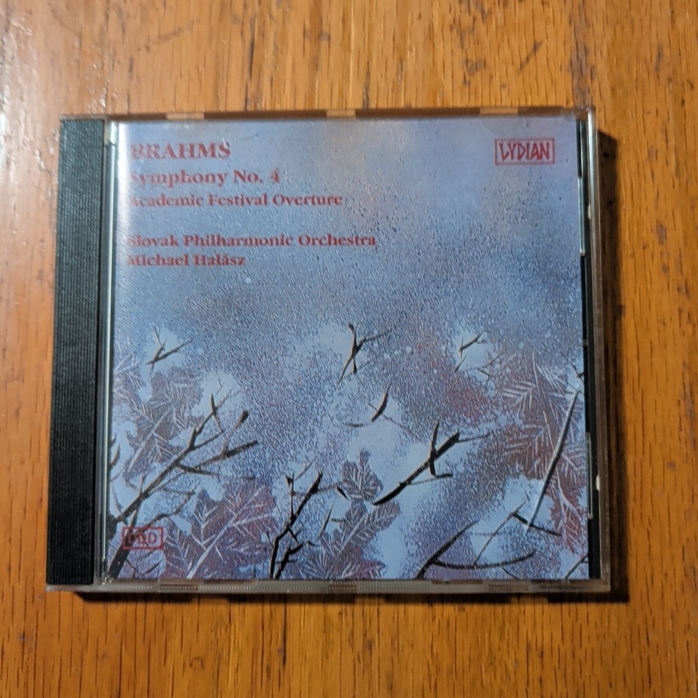 Brahms Symphony No.4 Academic Festival Overture CD Halász Slovak