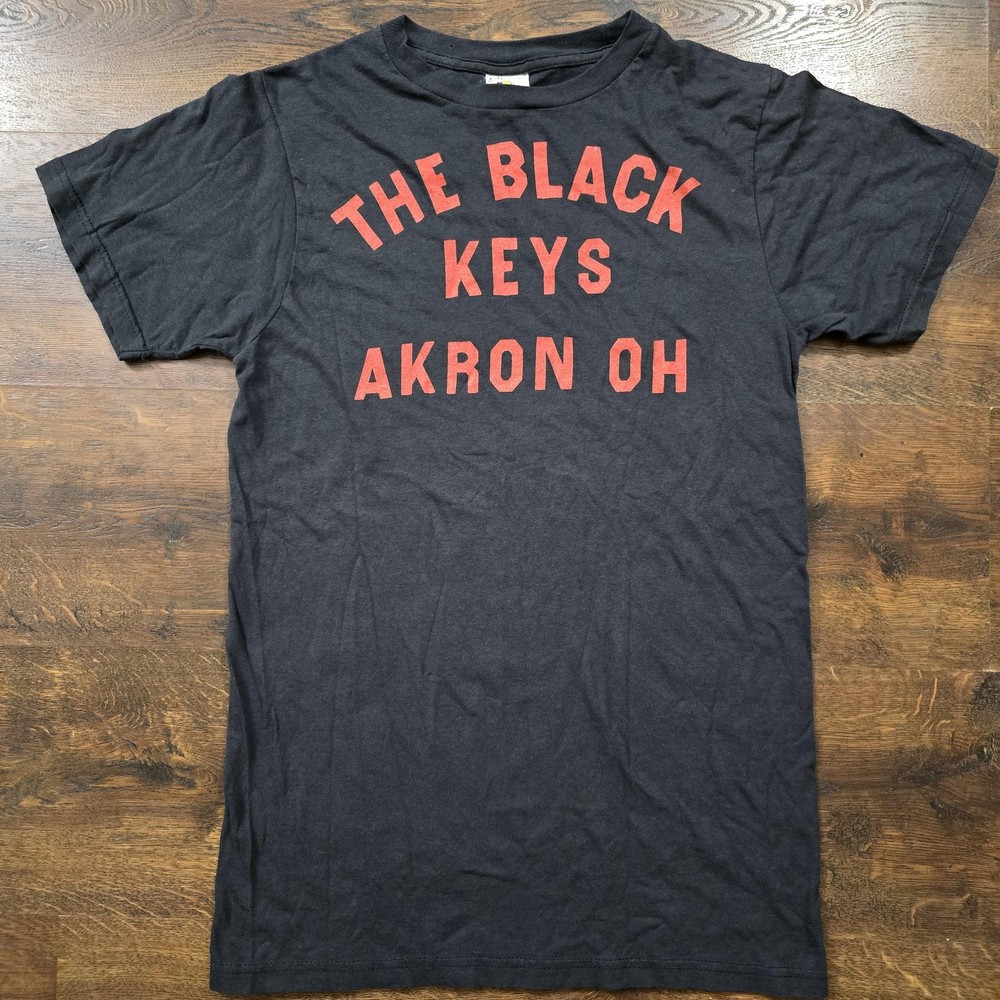 The Black Keys Shirt Mens Small Black Akron Ohio Band Rock Graphic Tee T-Shirt