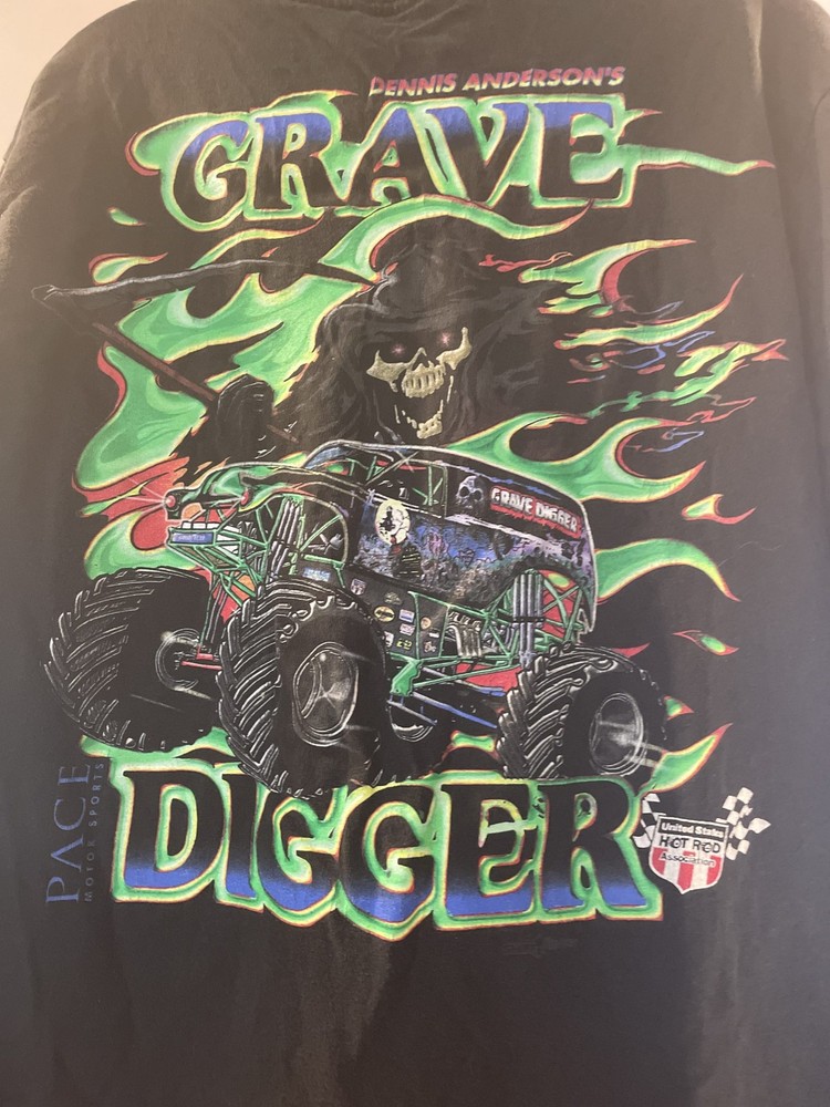 Grave Digger short sleeve unisex black shirt S-5XL QT3750