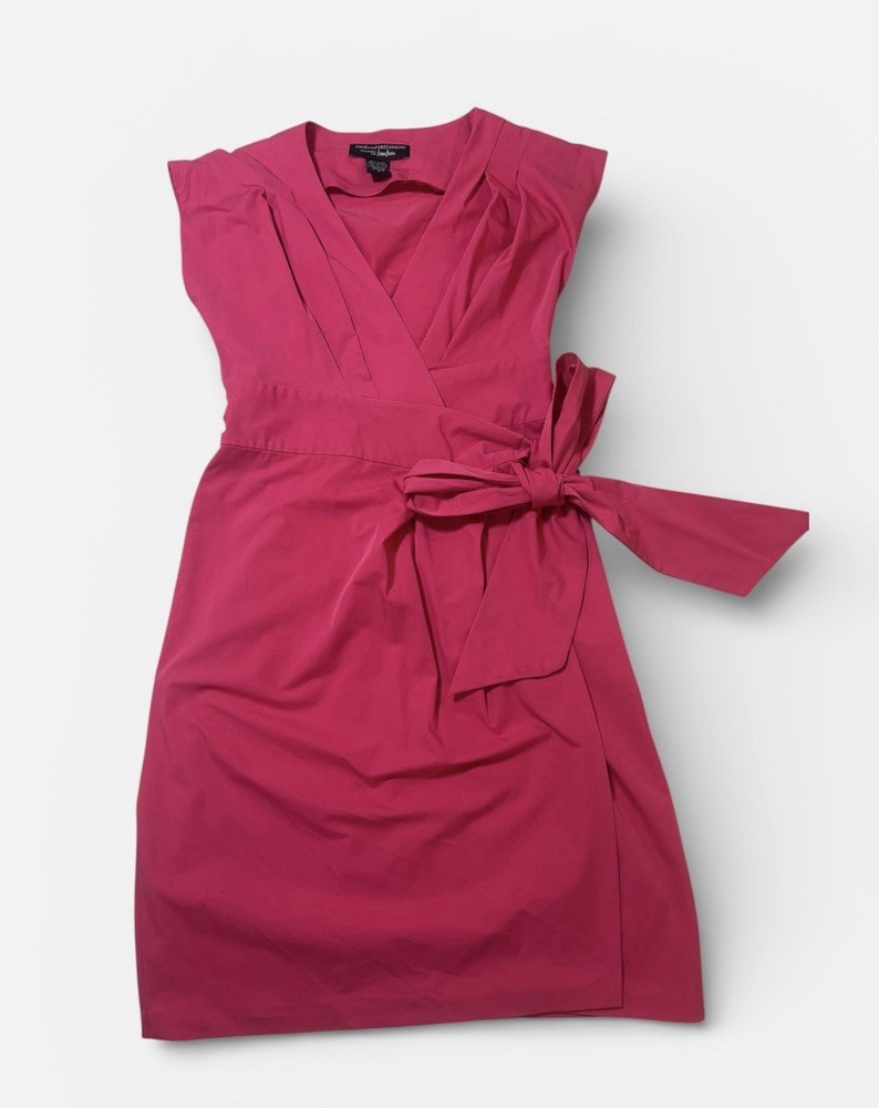 DVF Diane von Furstenberg Pink Dress 88% Nylon, Size 4