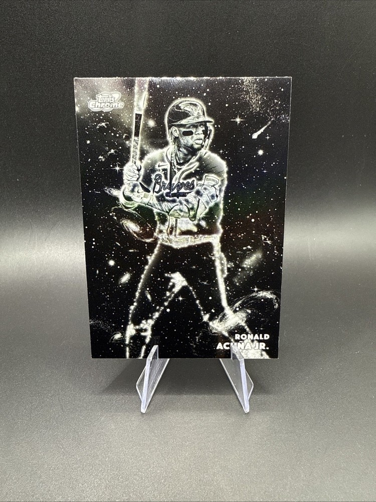 Ronald Acuna Jr 2025 Topps Chrome Cosmic Constellation Variation SSP #165