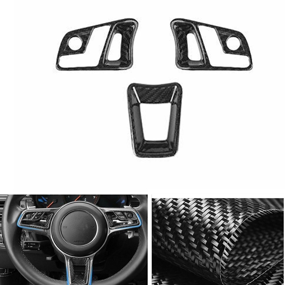 2018-2021 Porsche Cayenne Steering Wheel Button Cover Trim