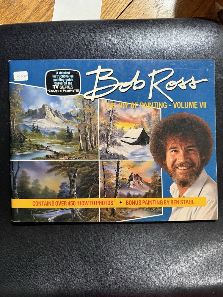 Bob Ross The Joy of Painting Volume VII Oil Painting Instruction Book