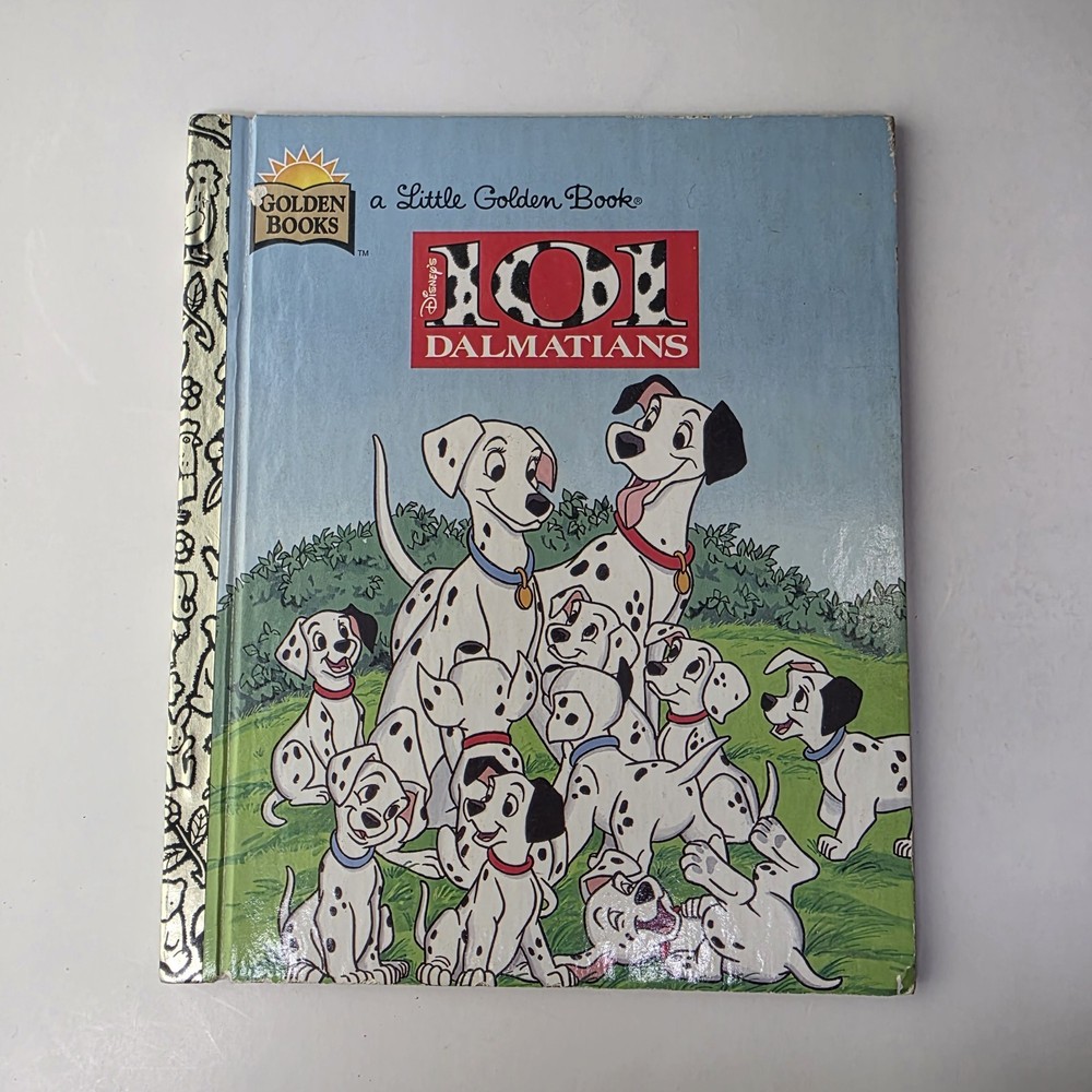 Disney's Vintage A Little Golden Book 101 Dalmatians #1287