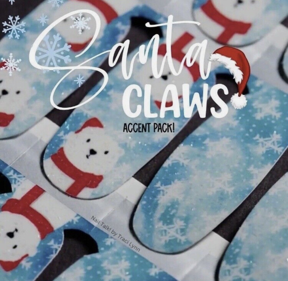 Color Street ~ SANTA CLAWS Christmas & Winter *ACCENT PACK*~ Merry Moments-image