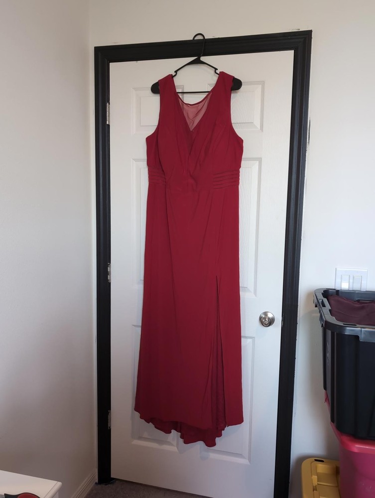 Size 22 red formal dress