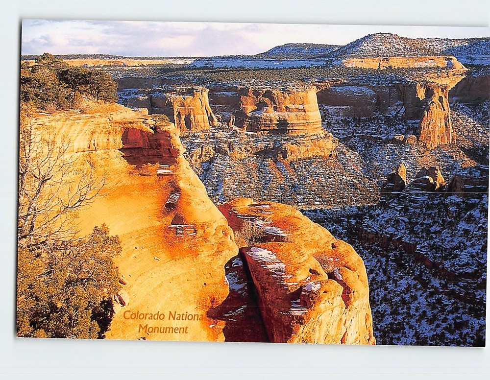 Postcard Monument Canyon Colorado National Monument Colorado USA