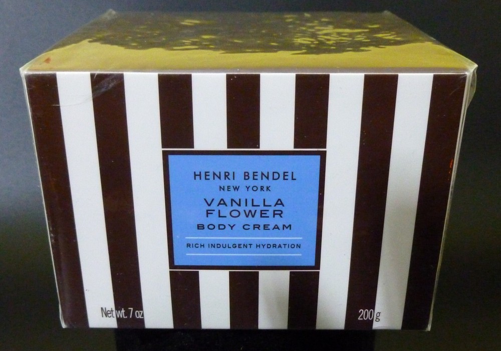 Henri Bendel New York ~  Vanilla Flower ~ Body Cream 7oz / 200g ~ New