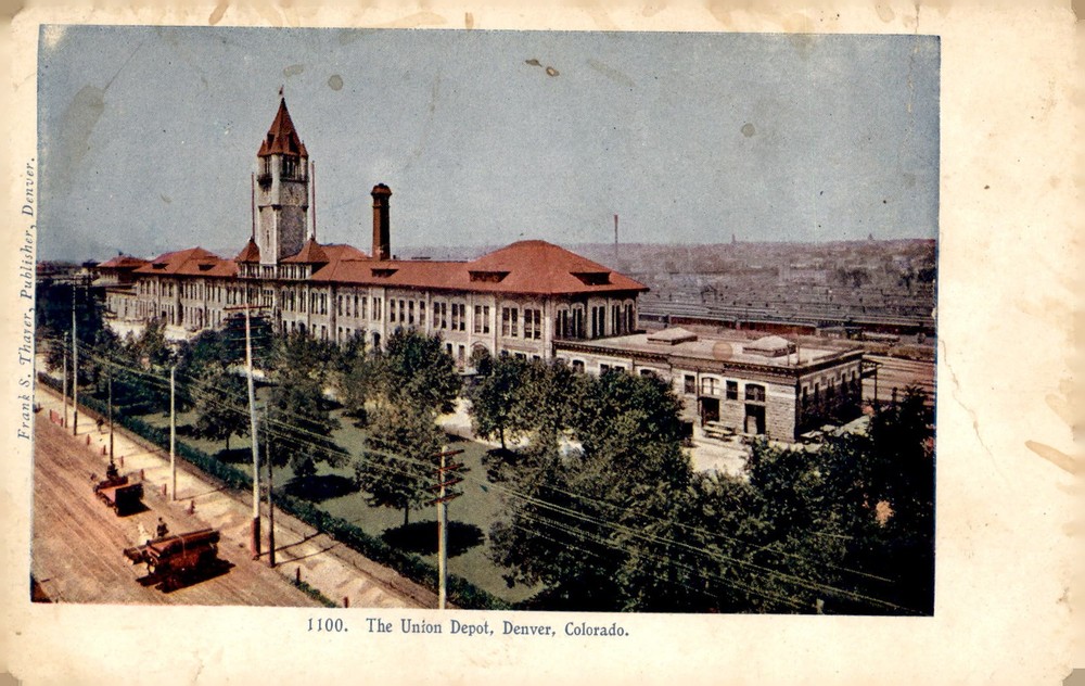 Union Depot, Denver, Colorado Postcard