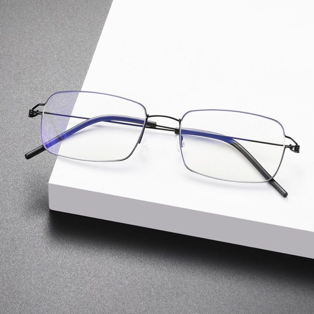Lightweight Titanium Alloy Oval Frame Reading Glasses for Business Casual, Radia