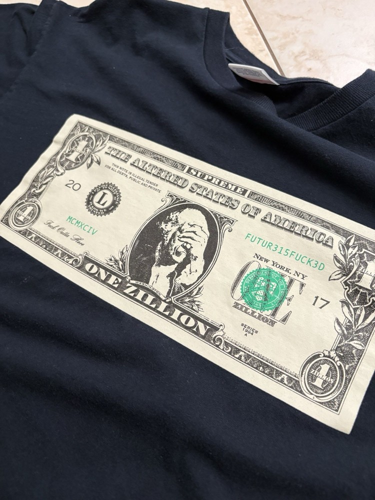 Supreme Zillion Dollar Bill Tee Black XL