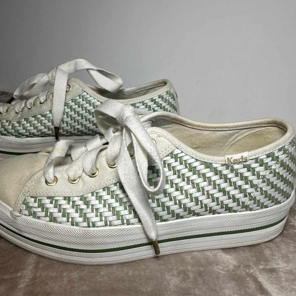 Keds for Kate Spade New York Triple Up Multi Woven Sneaker. Size 8 - WF62846
