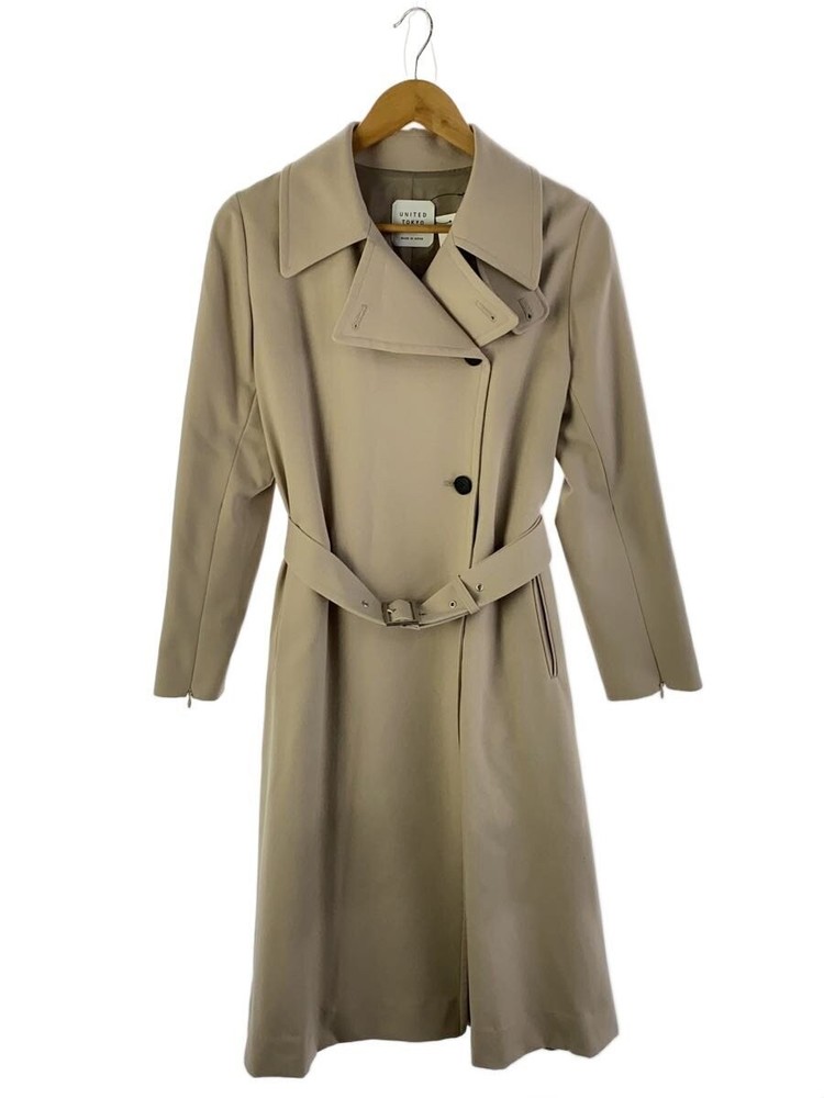 United Tokyo Trench Coat/1/Polyester/Crm/142654001 50301