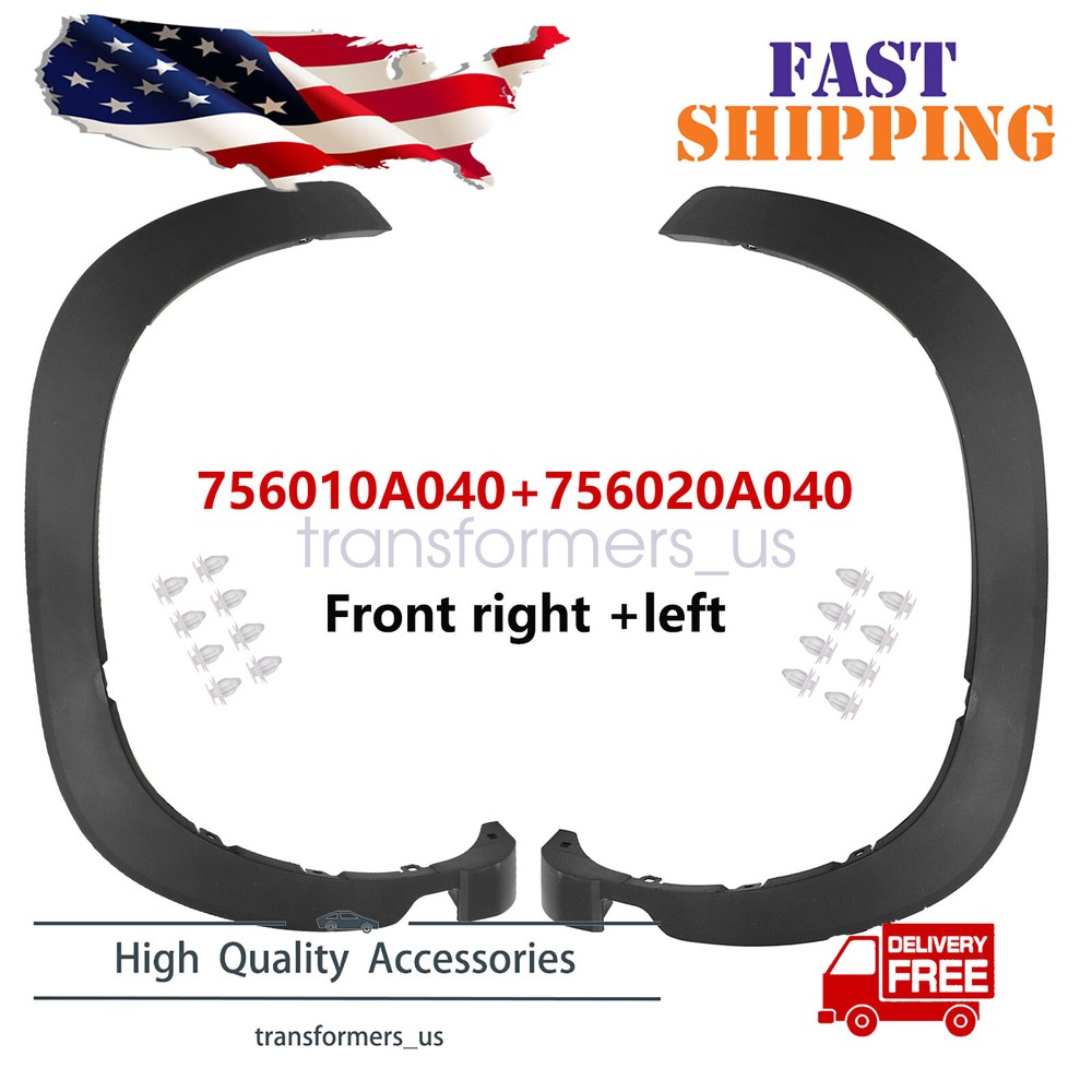 Fender Flare Moulding Trim For Toyota Corolla Cross 2022 2023 Front Left & Right