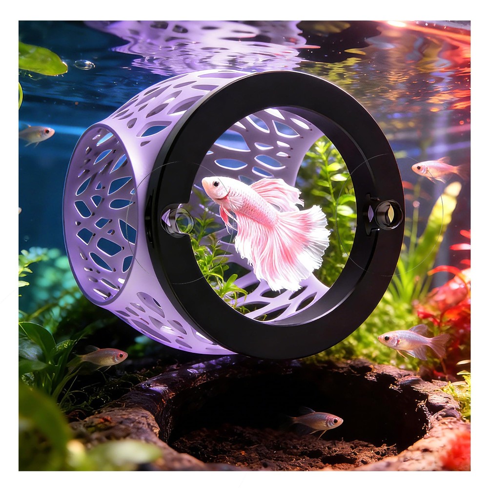 Floating Betta Hideout Cave & Shrimp Cave | Aquarium Floating Betta Skin | Sh...