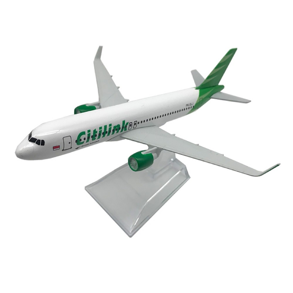 1/400 15cm Aircraft Indonesia Citilink A320 Alloy Plane Model Simulation Display