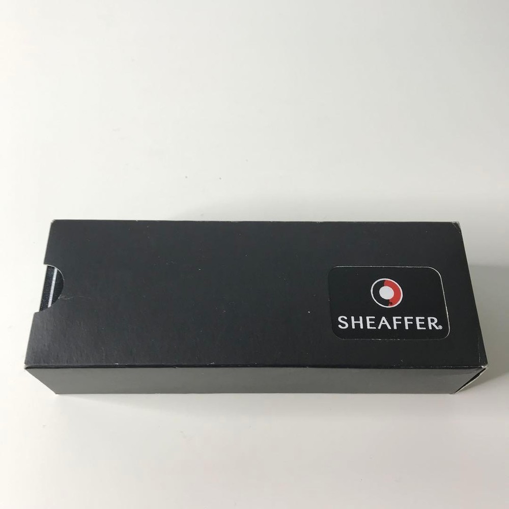 SHEAFFER red ballpoint pen with metal gift box #9fa510