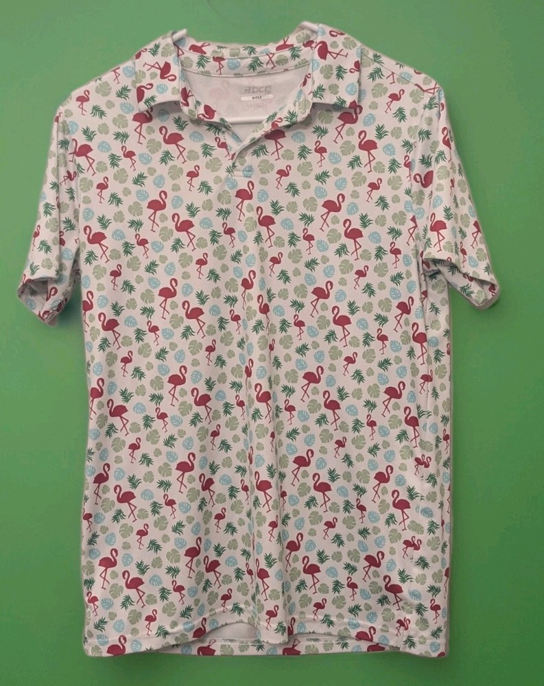 BCG Boy's Sz XL (18-20) Polo shirt Hawaiian BCG Golf Performance Travel Cruise