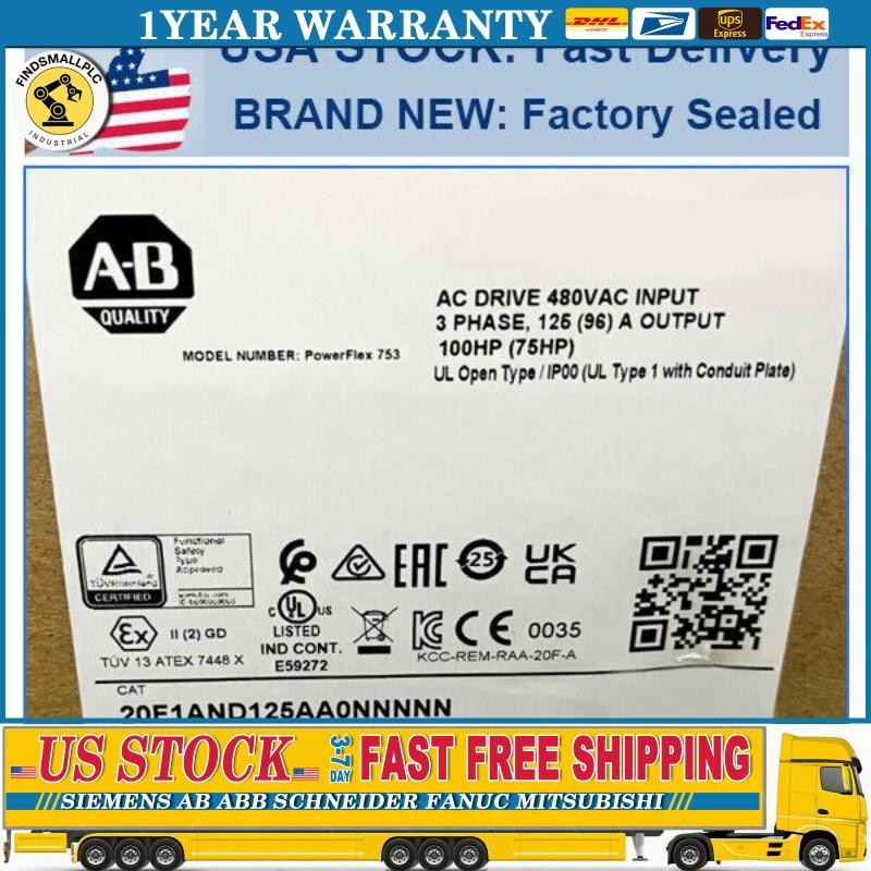 PLC 20F1AND125AA0NNNNN Allen Bradley BRAND NEW Module FREE SHIP US
