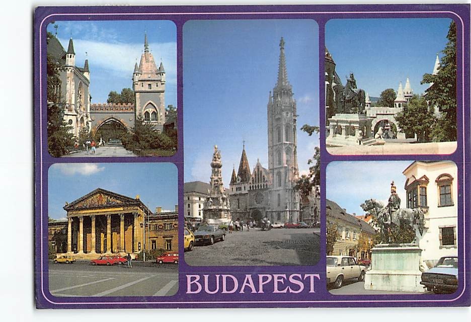 Postcard Scenes & Views Budapest Hungary