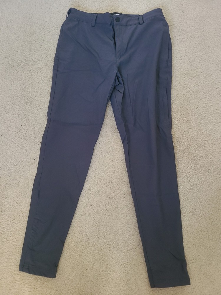 DKNY Mens Commuter Slim-Fit Jogger Mens Size Medium Black Stretch