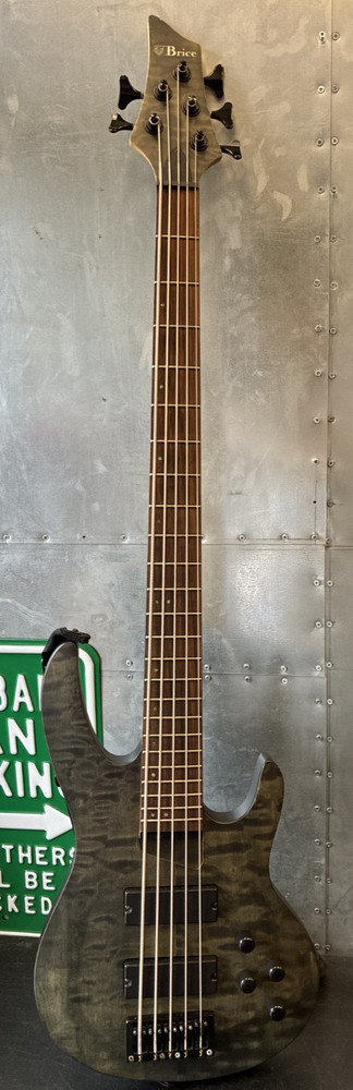 Agile Brice 5 Five String Bass Guitar  - plays amazing - rare bass!